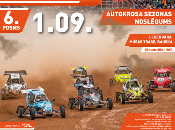 Latvijas autokrosa čempionāta sezonas noslēgums Mūsa Raceland | 1. septembris