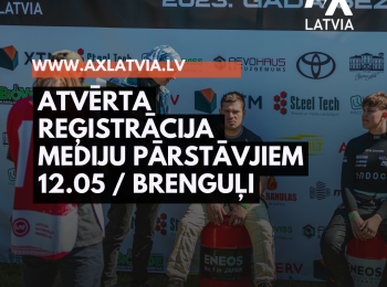 Atvērta reģistrācija mediju pārstāvjiem