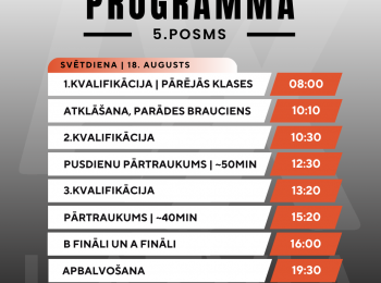 SACENSĪBU PROGRAMMA | TEPERIS | 18. AUGUSTS